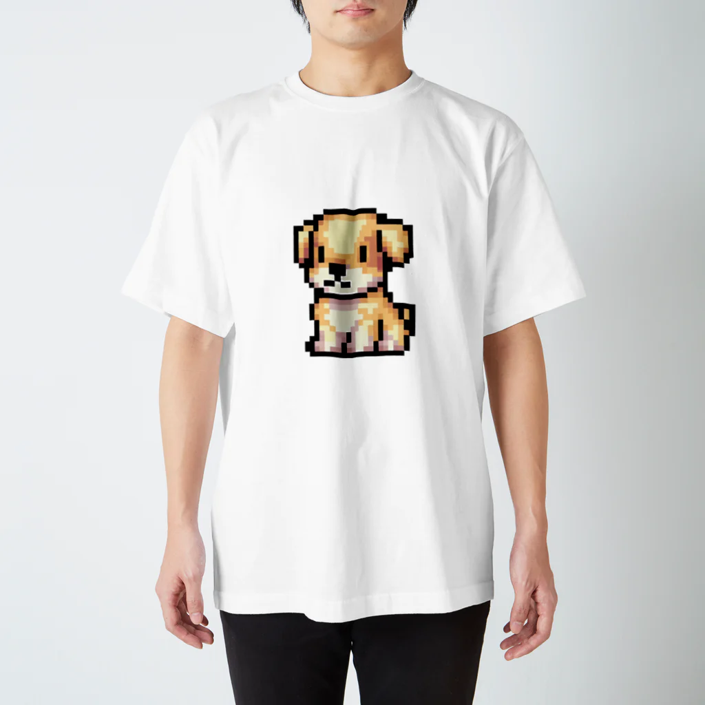 ebizo999のドット絵の子犬 スタンダードTシャツ