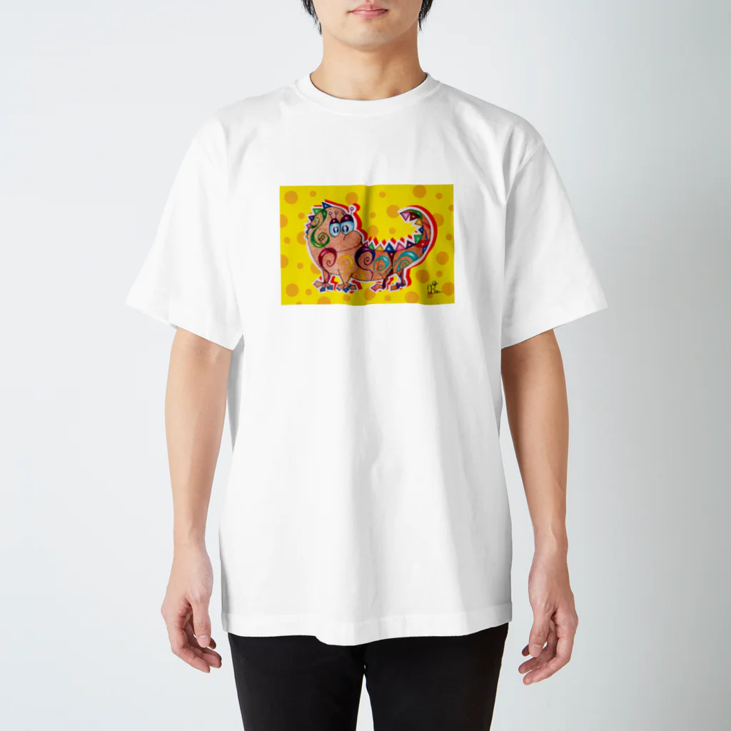 バルサミコヤスのイエローザウルス スタンダードTシャツ