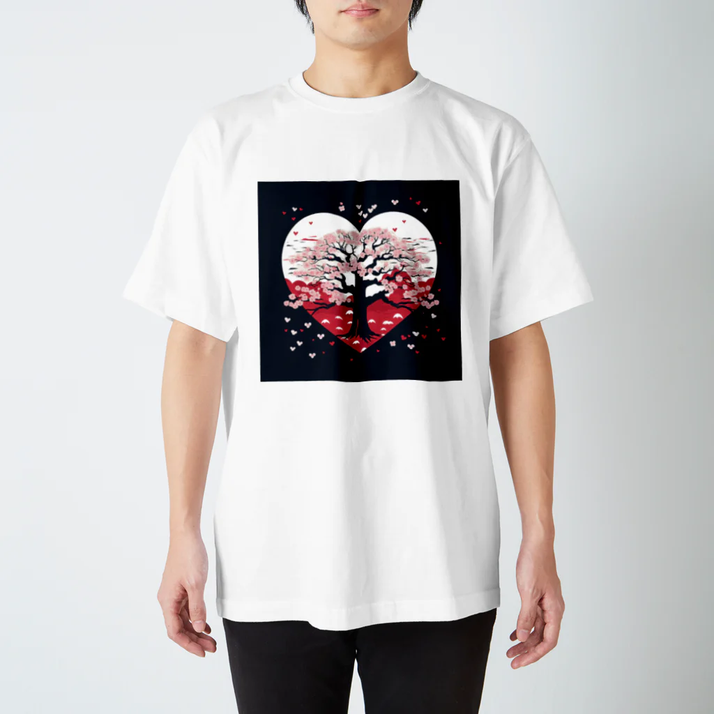 奏桃服店の桜のこころ3 Regular Fit T-Shirt