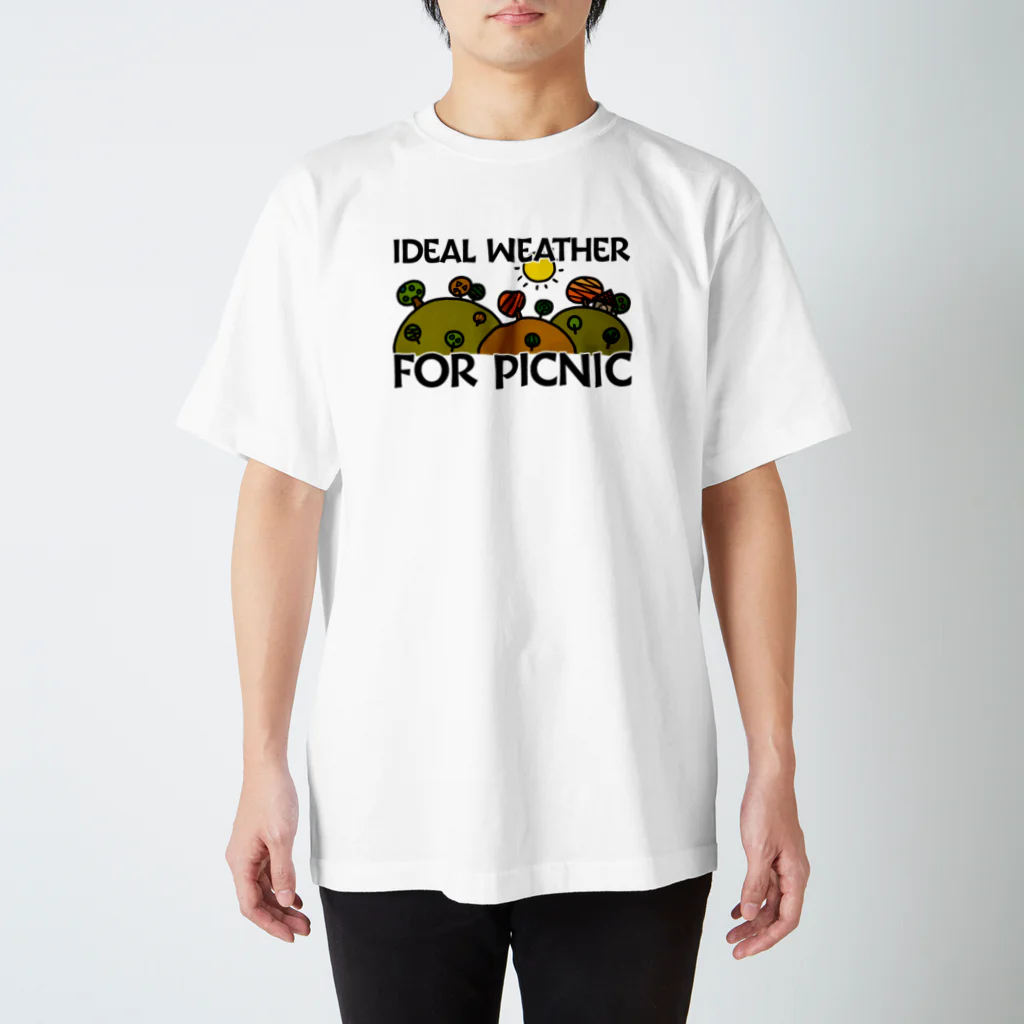 sari'sのIDEAL WEATHER FOR PICNIC/行楽日和 Regular Fit T-Shirt