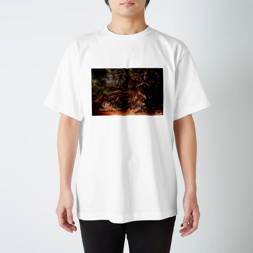 一言に全てを込めて。の森林を駆ける炎馬 Regular Fit T-Shirt