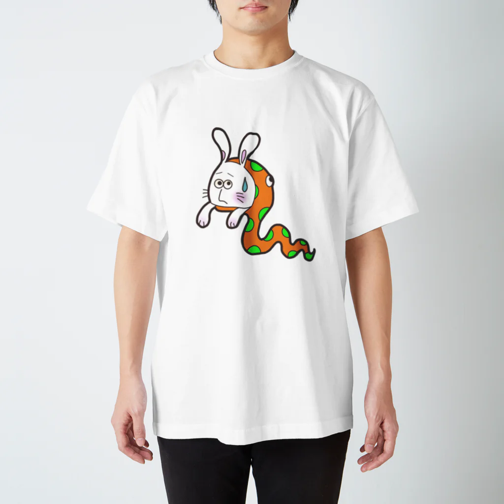 藻猫のへびうさぎ スタンダードTシャツ