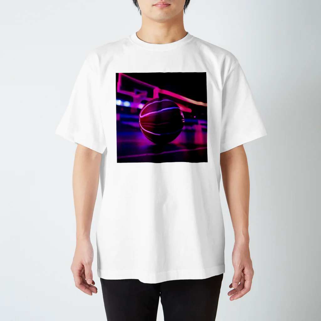 QuirkyRockeyのNEONB スタンダードTシャツ