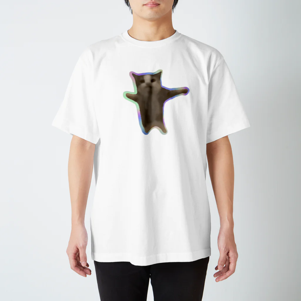 barisukigangのハッピーキャットちゃん Regular Fit T-Shirt