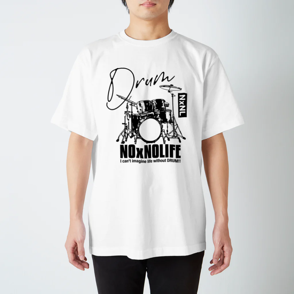 NxNLのNo DRUM No Life Regular Fit T-Shirt