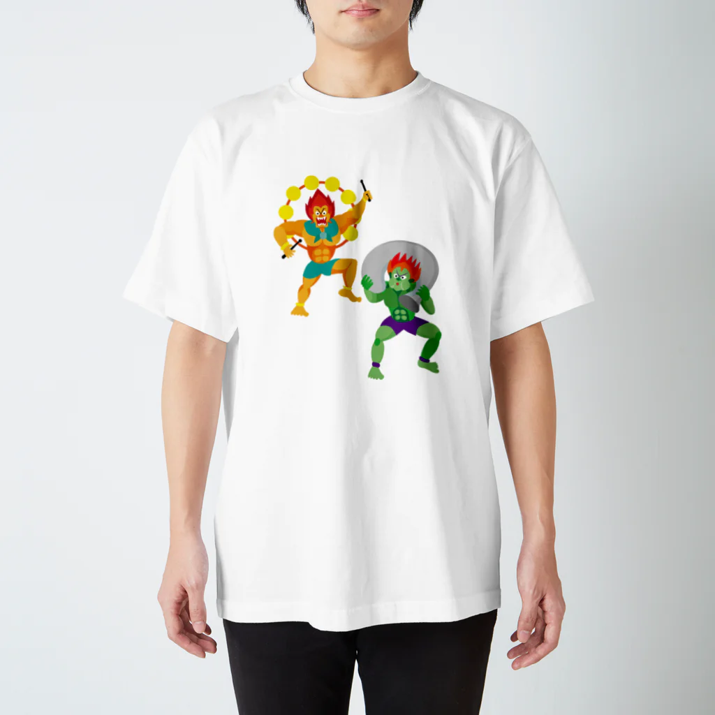 id-linkの風神雷神 Regular Fit T-Shirt