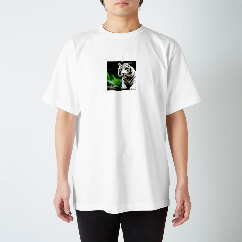 ショップルのホワイトタイガー グッズ プレミアムコレクション Regular Fit T-Shirt