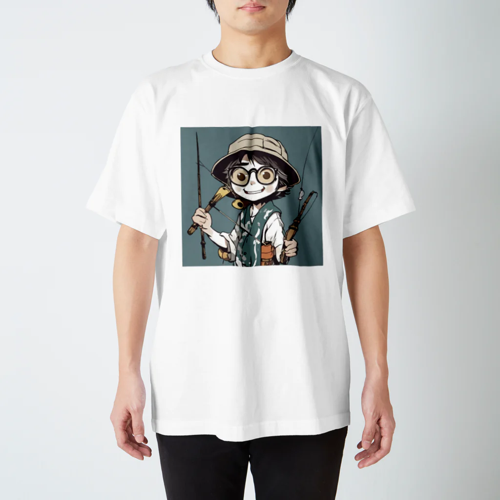 yuu1994 fishingのyuu1994の顔 スタンダードTシャツ