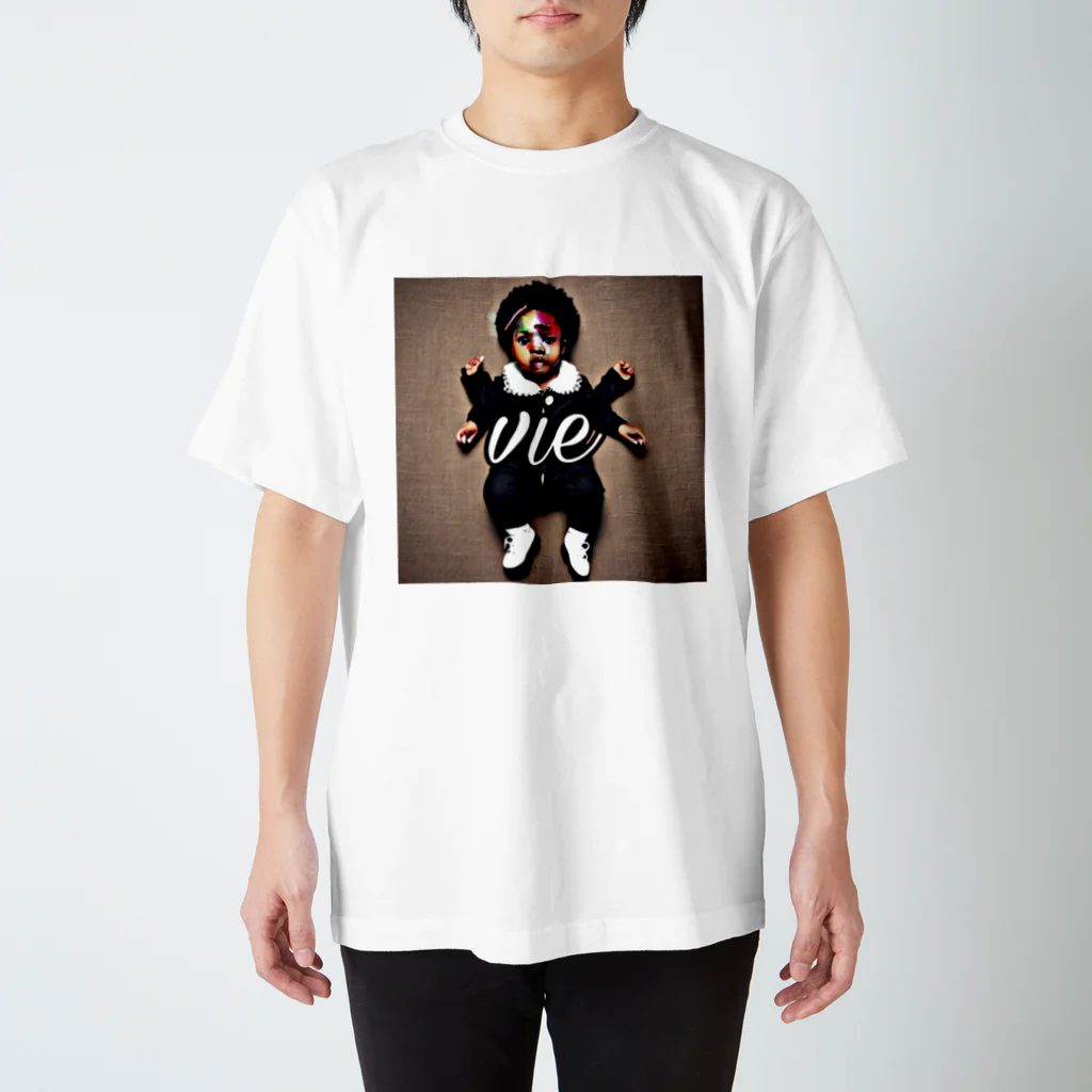 vieのBLACK_BABY スタンダードTシャツ