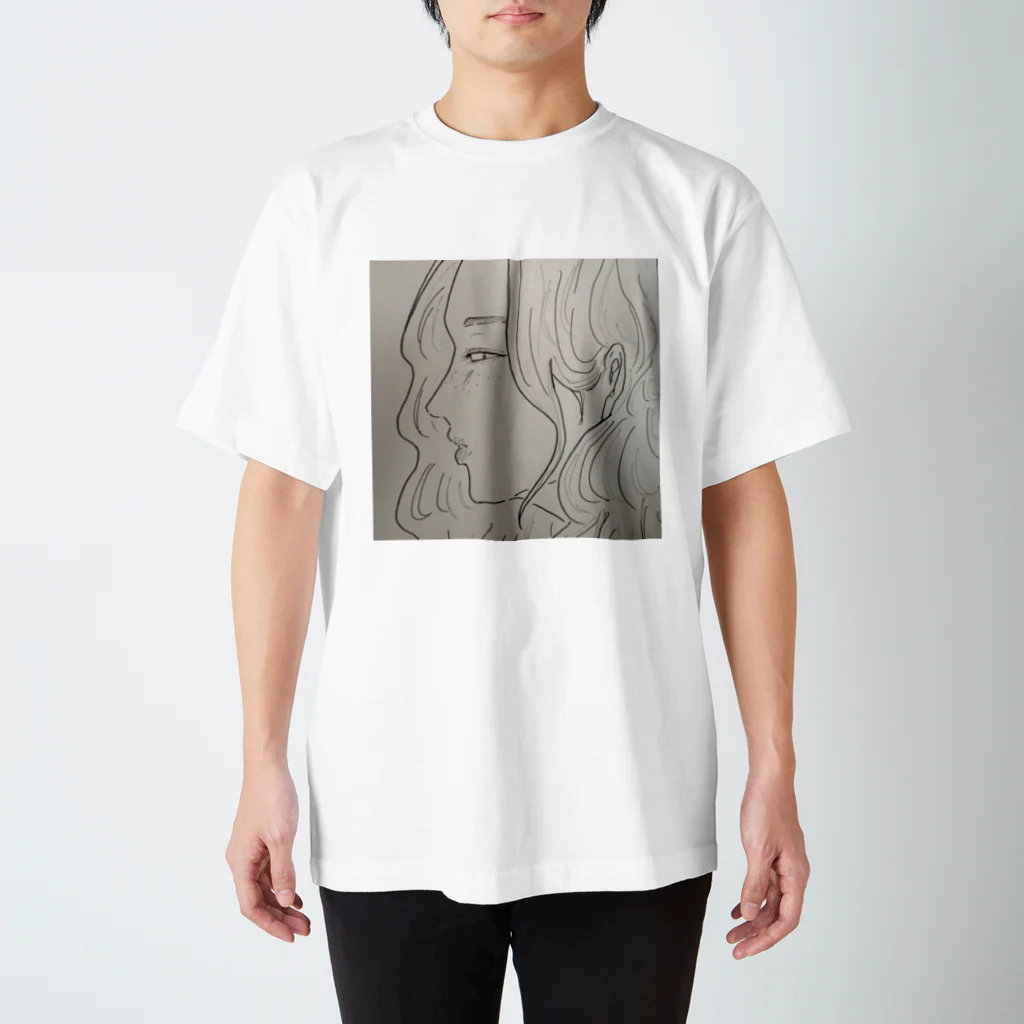 MARIEMONの女の子(横顔) Regular Fit T-Shirt