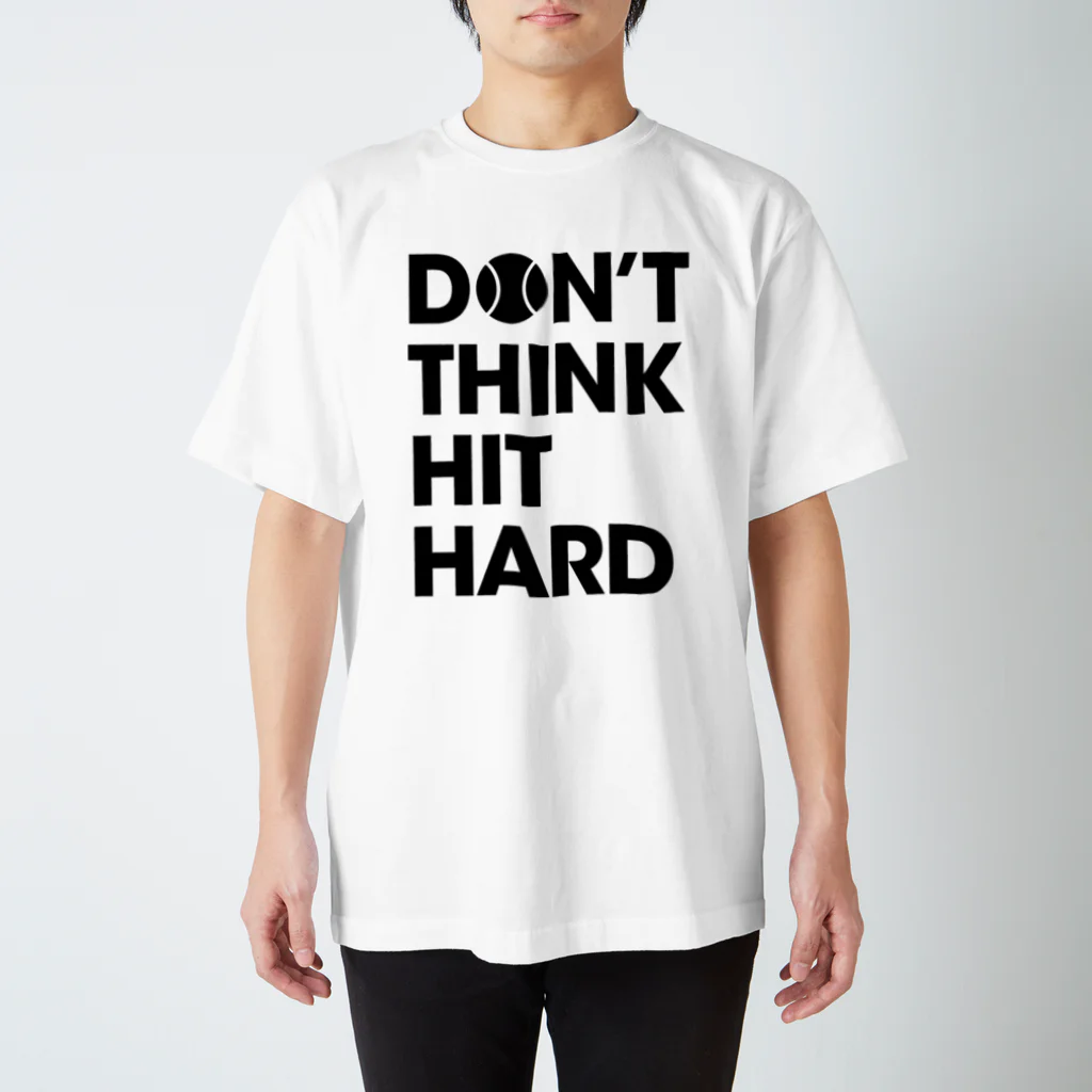 ゆっくりテニスチャンネルのD’ONT THINK HIT HARD スタンダードTシャツ