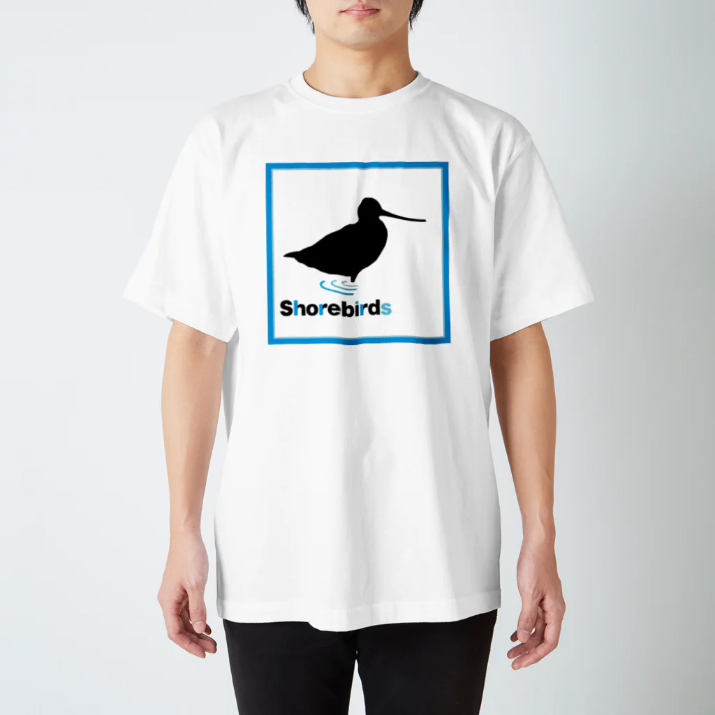 Onipi_workのShorebirds-オオソリハシシギ２ スタンダードTシャツ