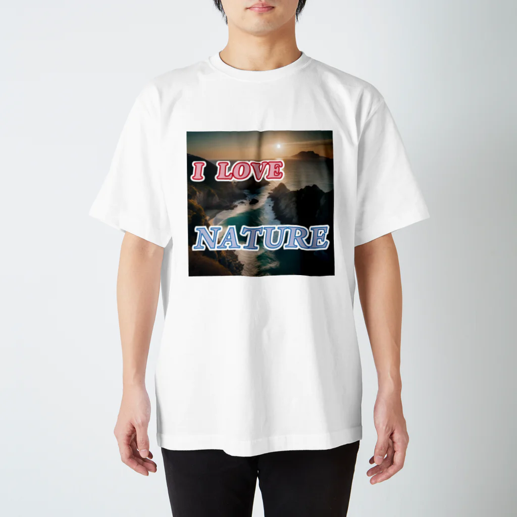 wataru-ingのI LOVE NATURE Regular Fit T-Shirt