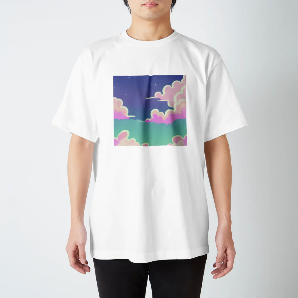 Monoのレトロな雰囲気の空 スタンダードTシャツ