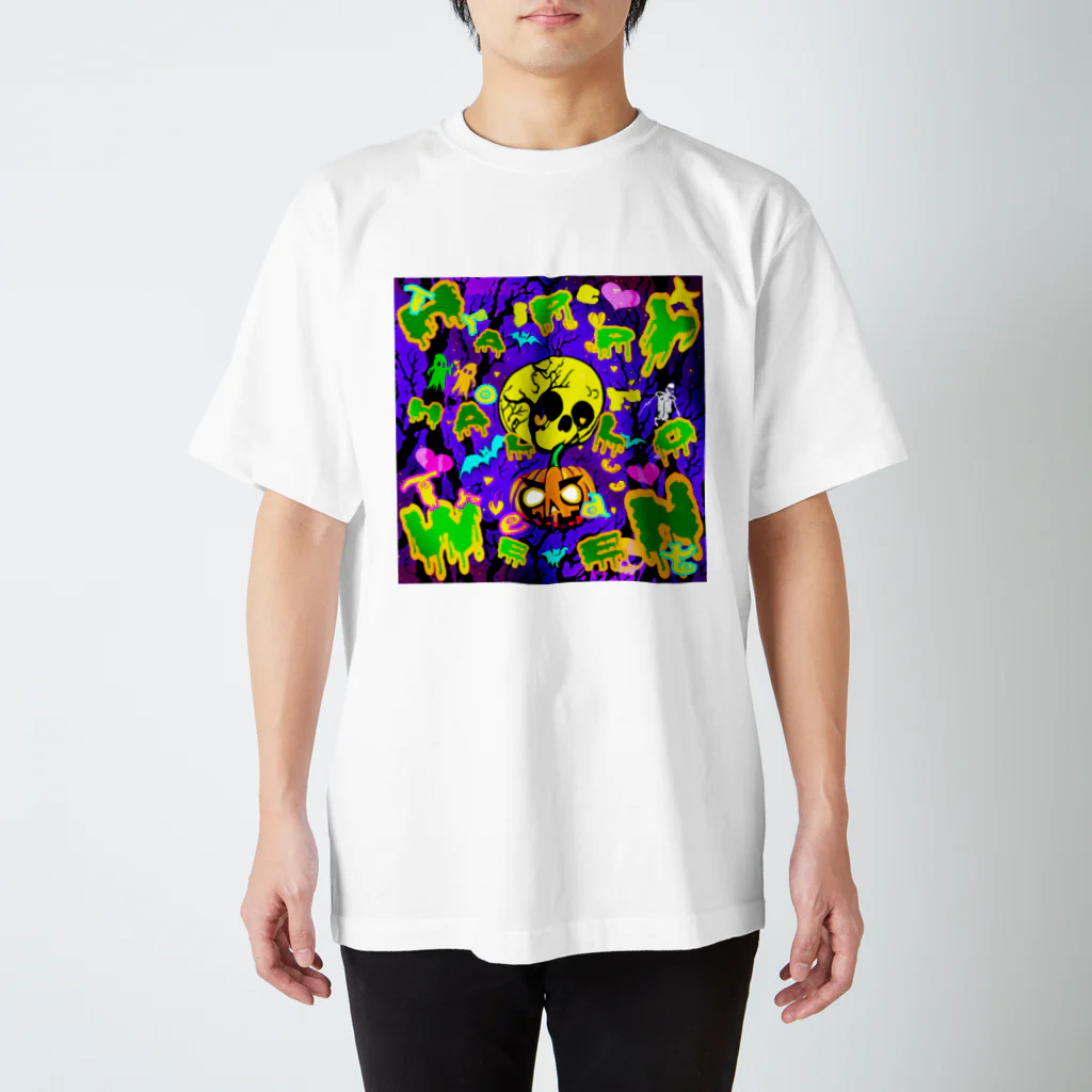 Ａ’ｚｗｏｒｋＳのHAPPY HALLOWEEN TRICK OR TREAT Regular Fit T-Shirt