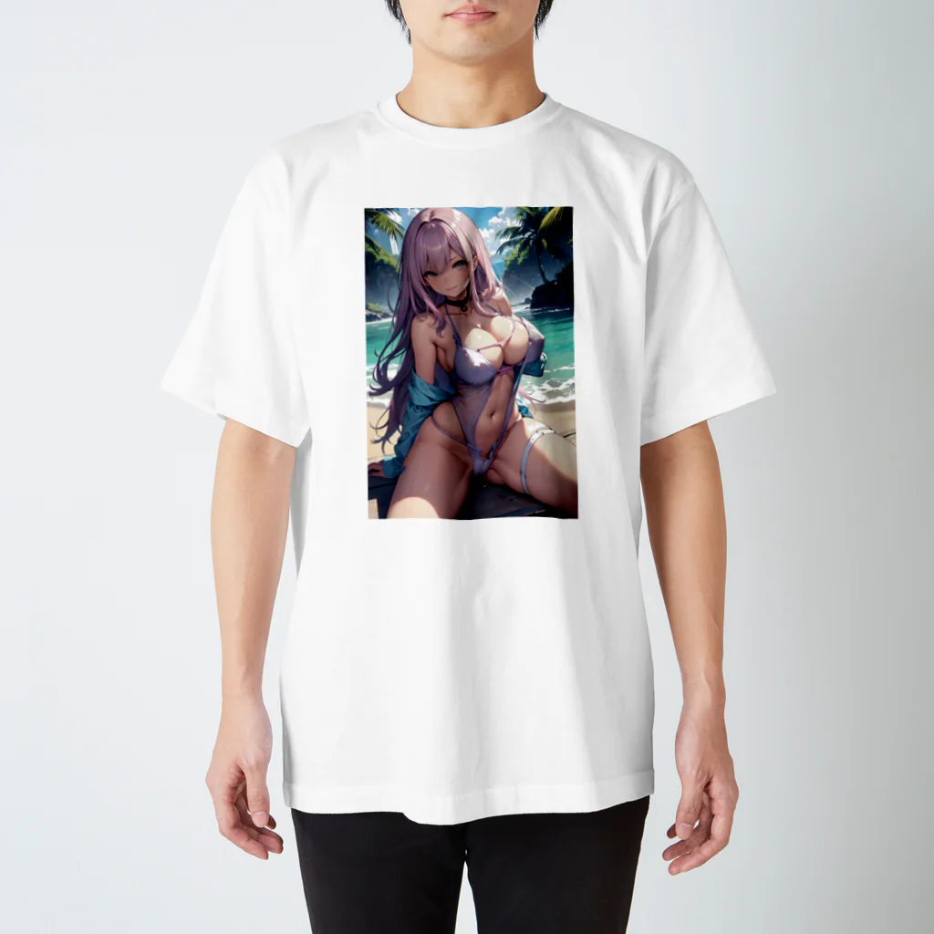 RGセクシーガールのセクシー美少女 スタンダードTシャツ