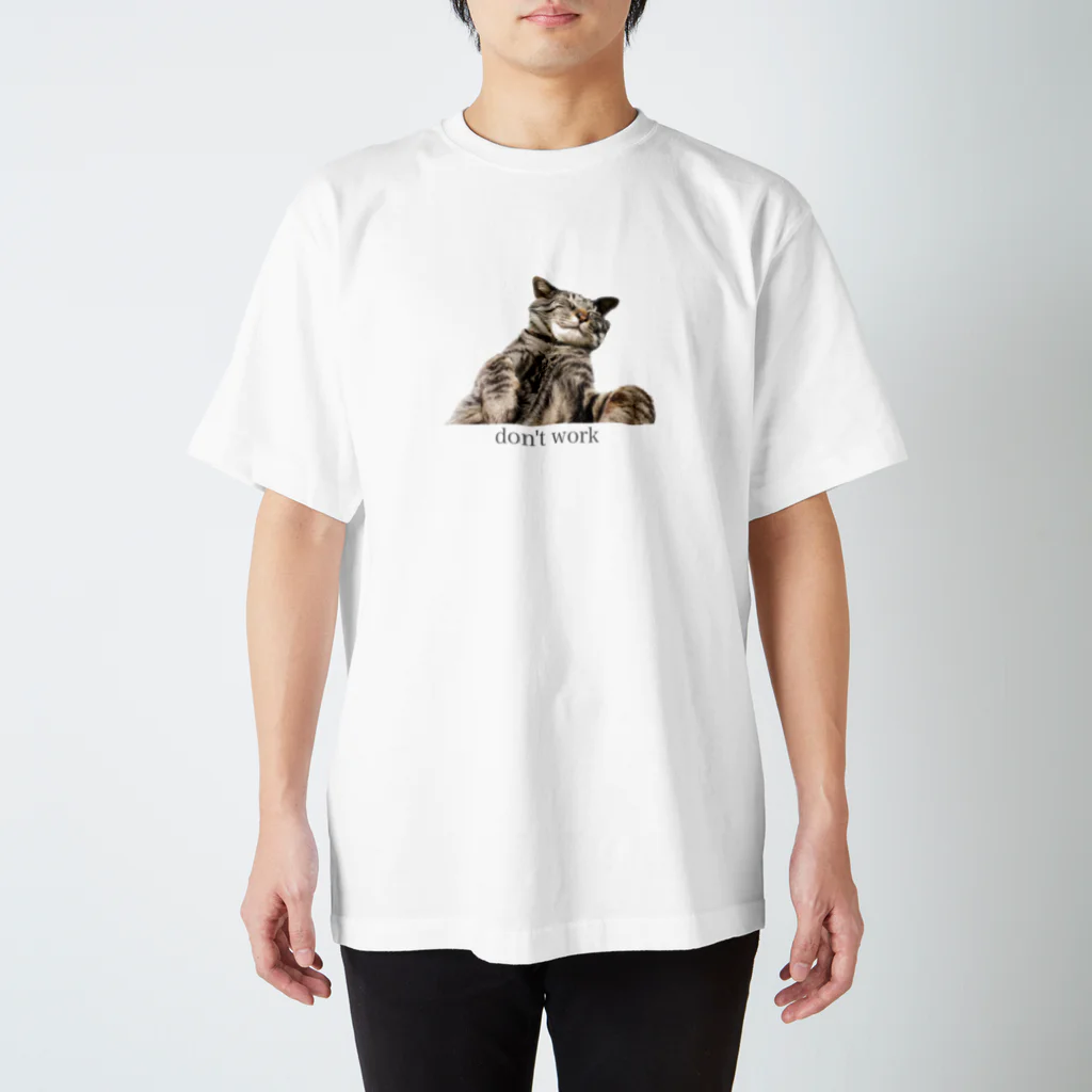 保護猫しじみの仕事しない保護猫しじみ Regular Fit T-Shirt