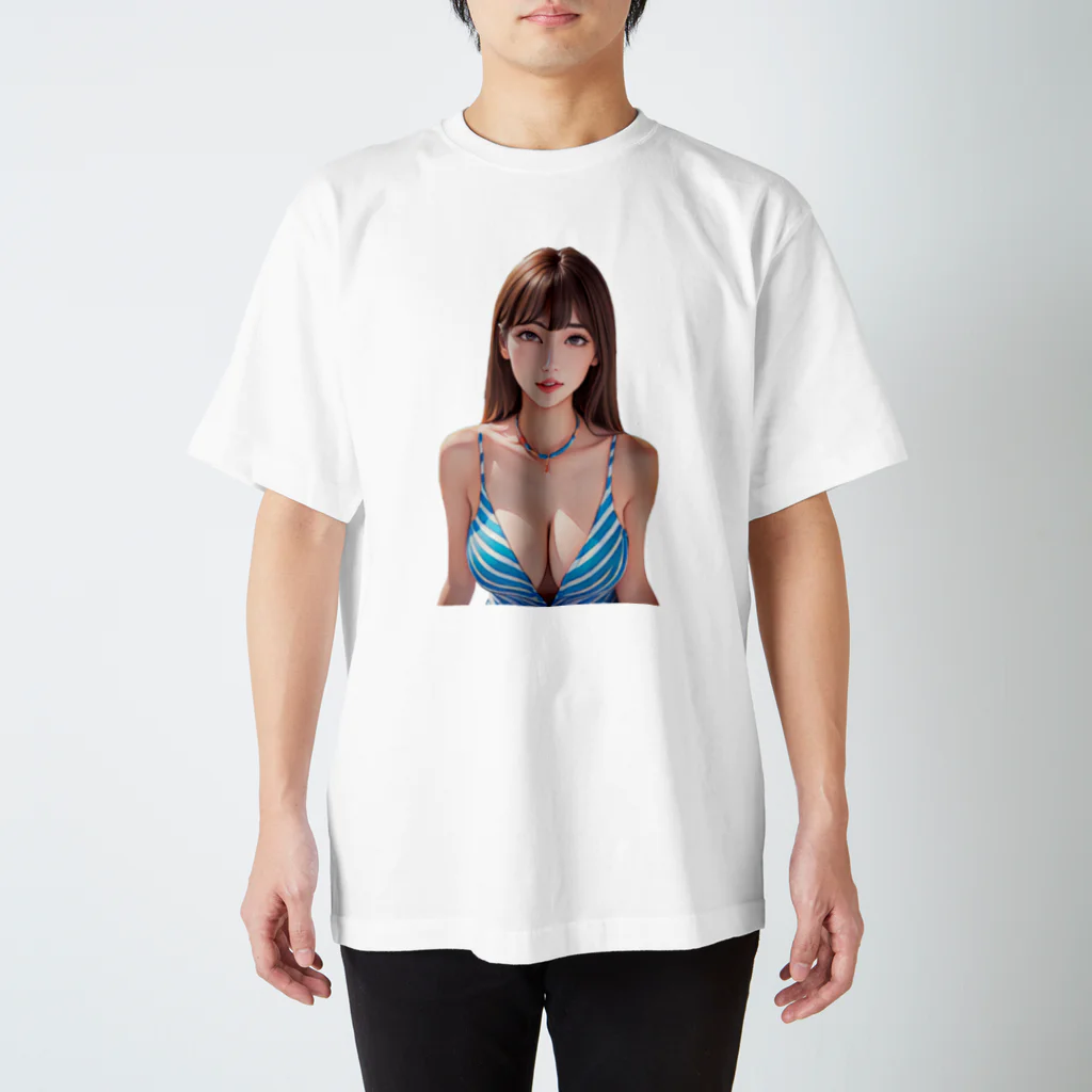 bitpiyoの綺麗なお姉さん Regular Fit T-Shirt