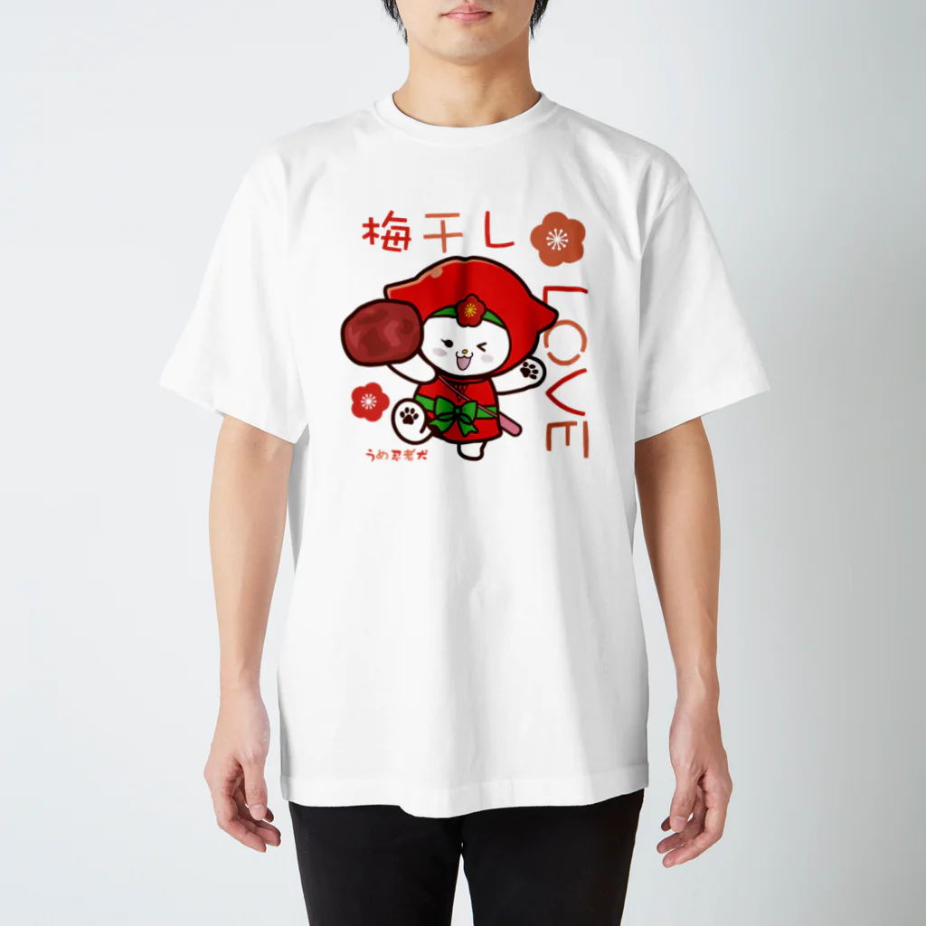 和歌狸｜地域活性化のうめ忍者犬うめちゃん Regular Fit T-Shirt