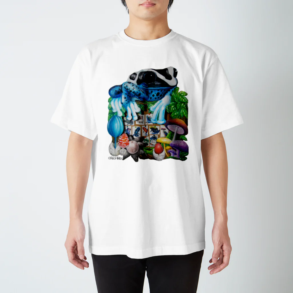 引田玲雄 / Reo Hikitaのカエルいた! Regular Fit T-Shirt