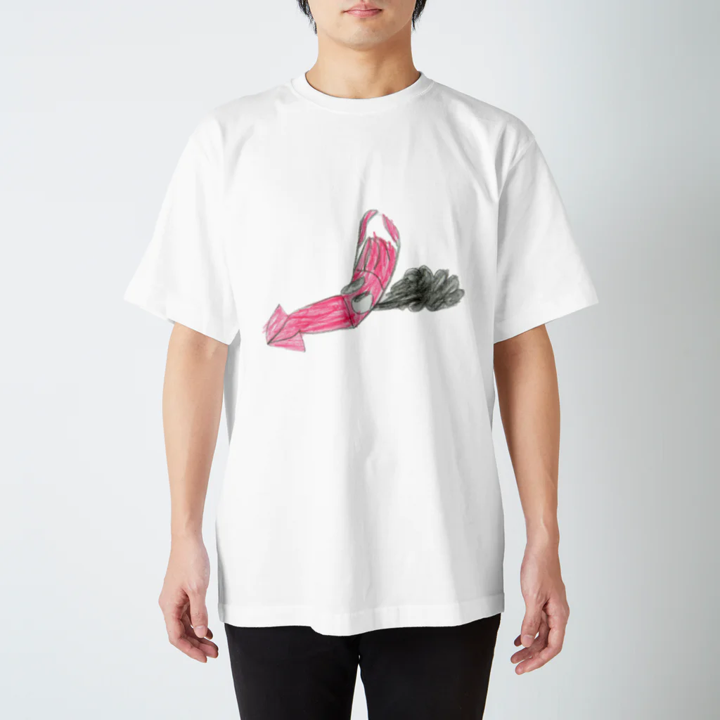 こども深海生物屋さんのすみはきダイオウイカ スタンダードTシャツ