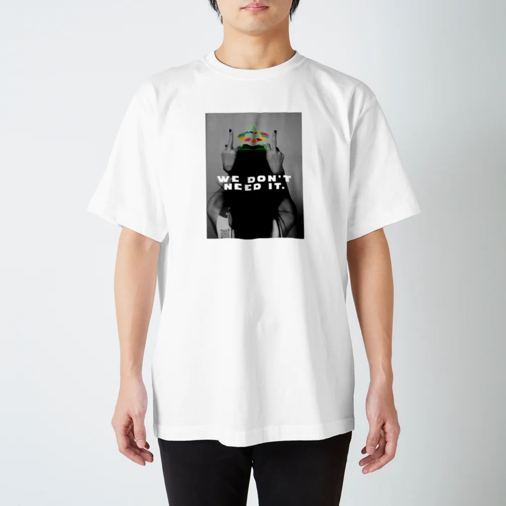 Cavalier CampのWe Don't Need it / 我々には必要ない Regular Fit T-Shirt