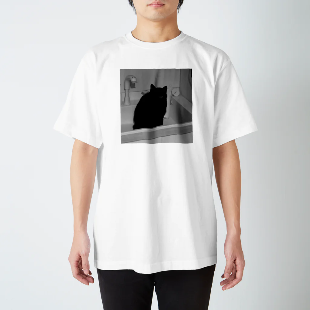 深夜の猫屋さんの深夜猫 Regular Fit T-Shirt