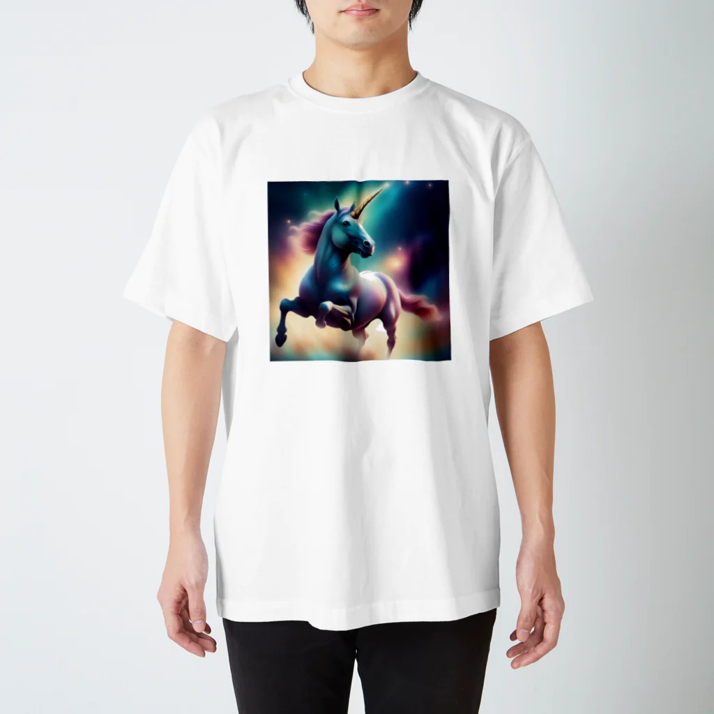 shima shopの天翔けるユニコーン Regular Fit T-Shirt