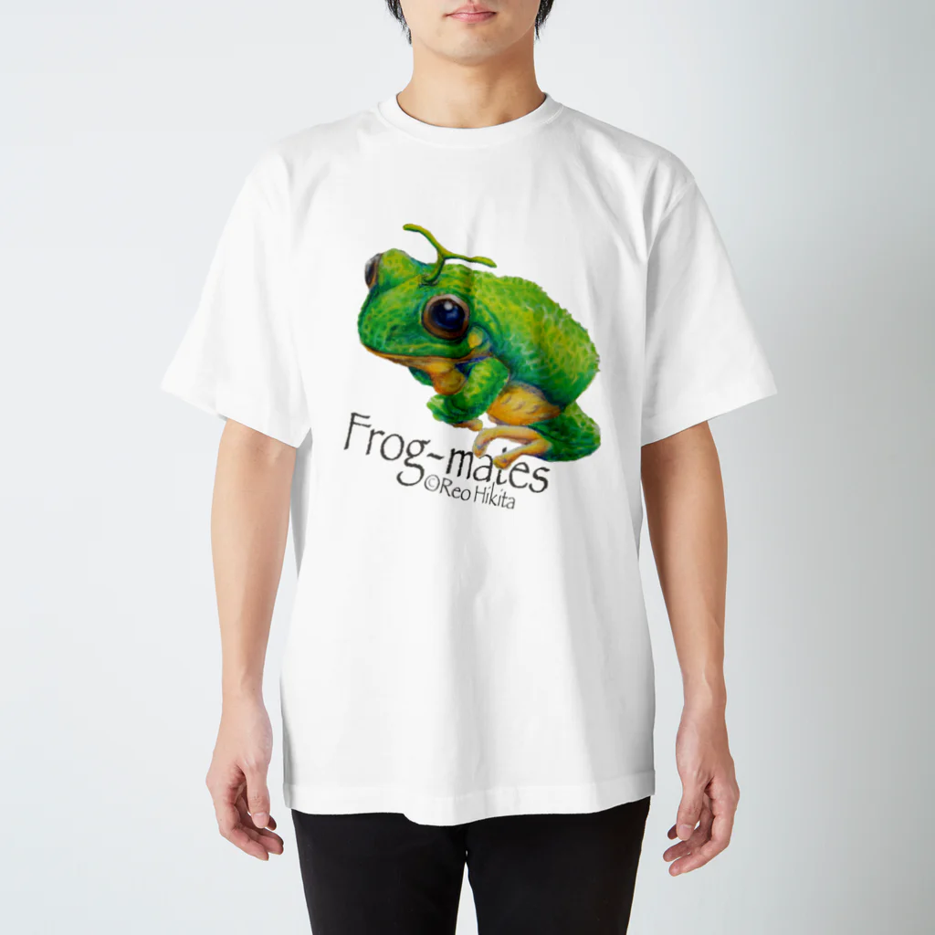 引田玲雄 / Reo Hikitaのカエルメイト(Frog-mates)より「メロッグ」 Regular Fit T-Shirt