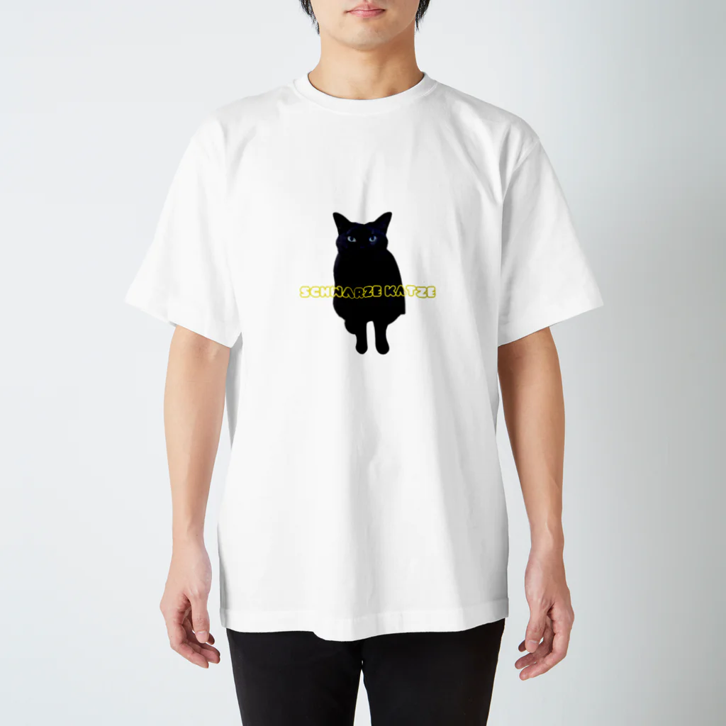 ZukinakoのSchwarze Katze(黒猫) Regular Fit T-Shirt