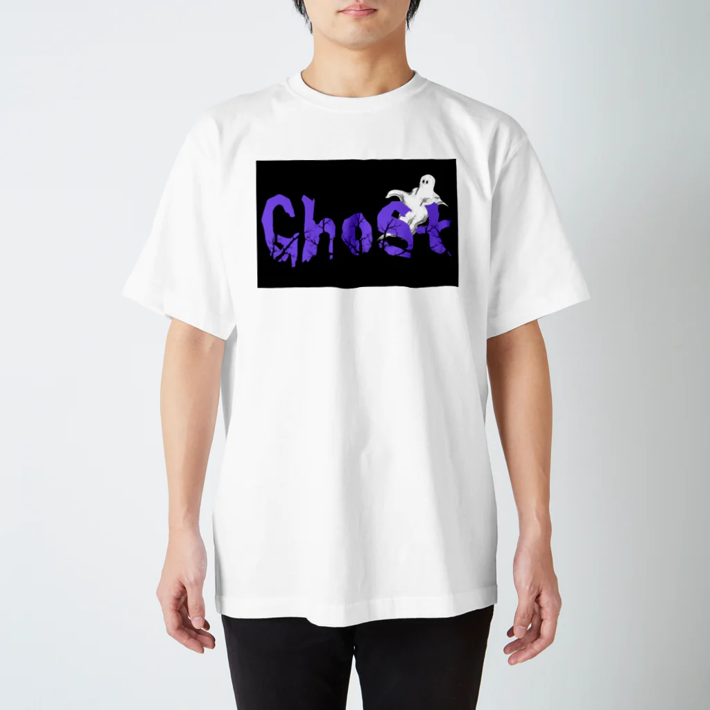 S&TのHalloween_Ghost👻 Regular Fit T-Shirt