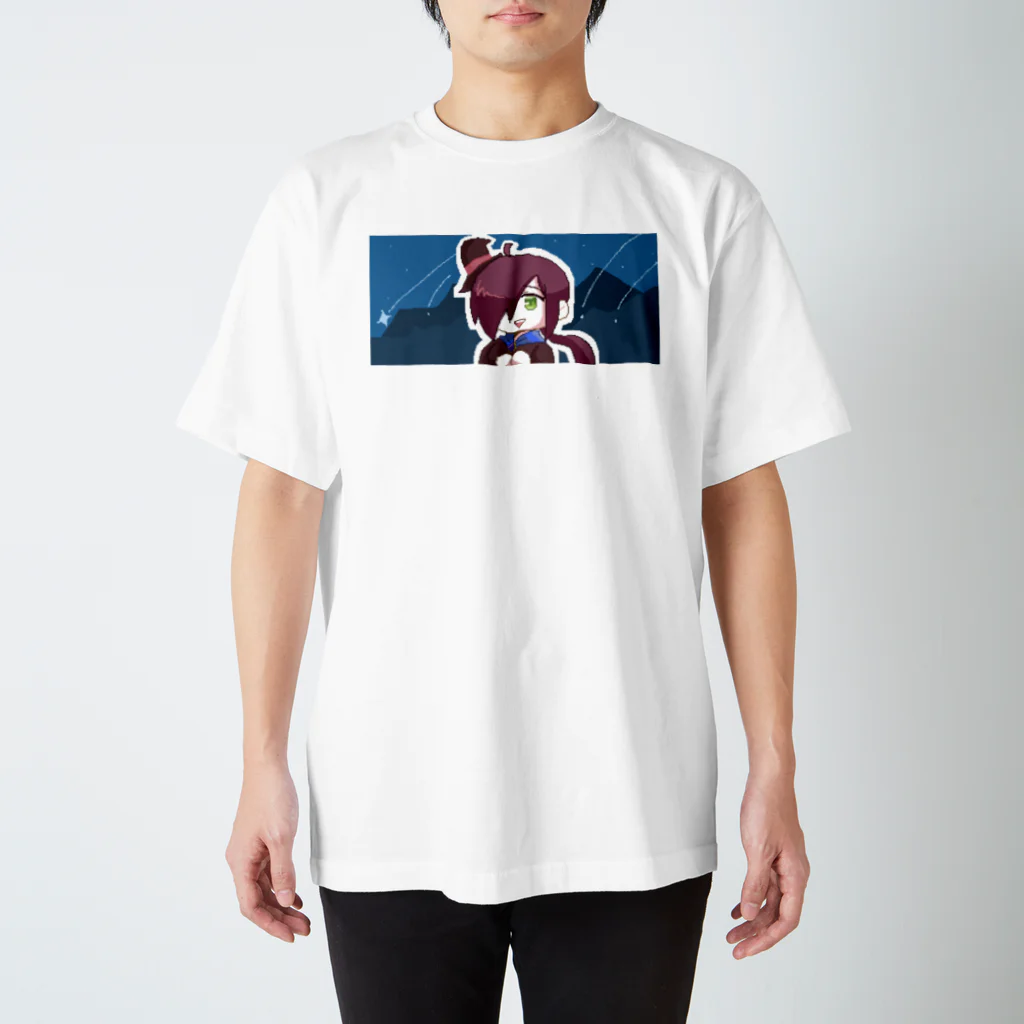 アフターネオのミラちゃんと流れ星（本厚木事業所） スタンダードTシャツ