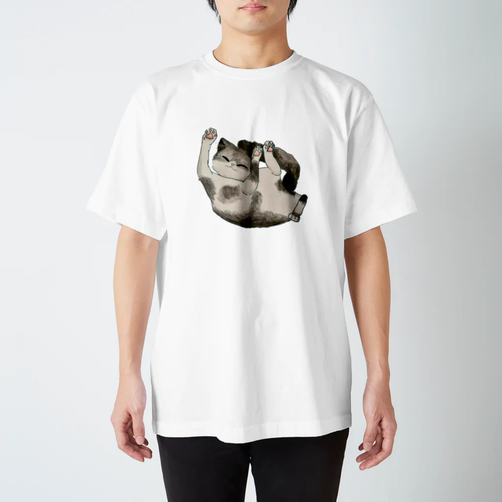 yukinokonokoの同じネコなら楽しむニャンニャン スタンダードTシャツ