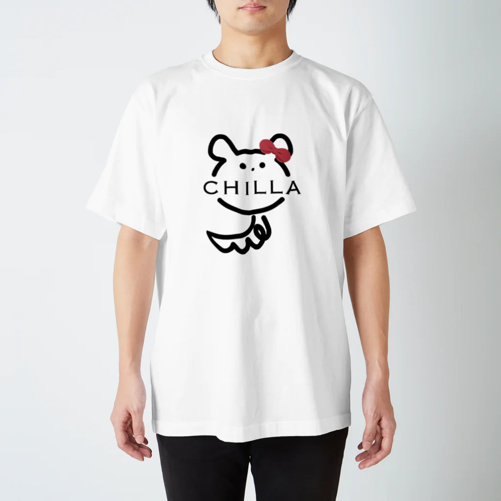 チラッとチンチラのチラちゃん Regular Fit T-Shirt