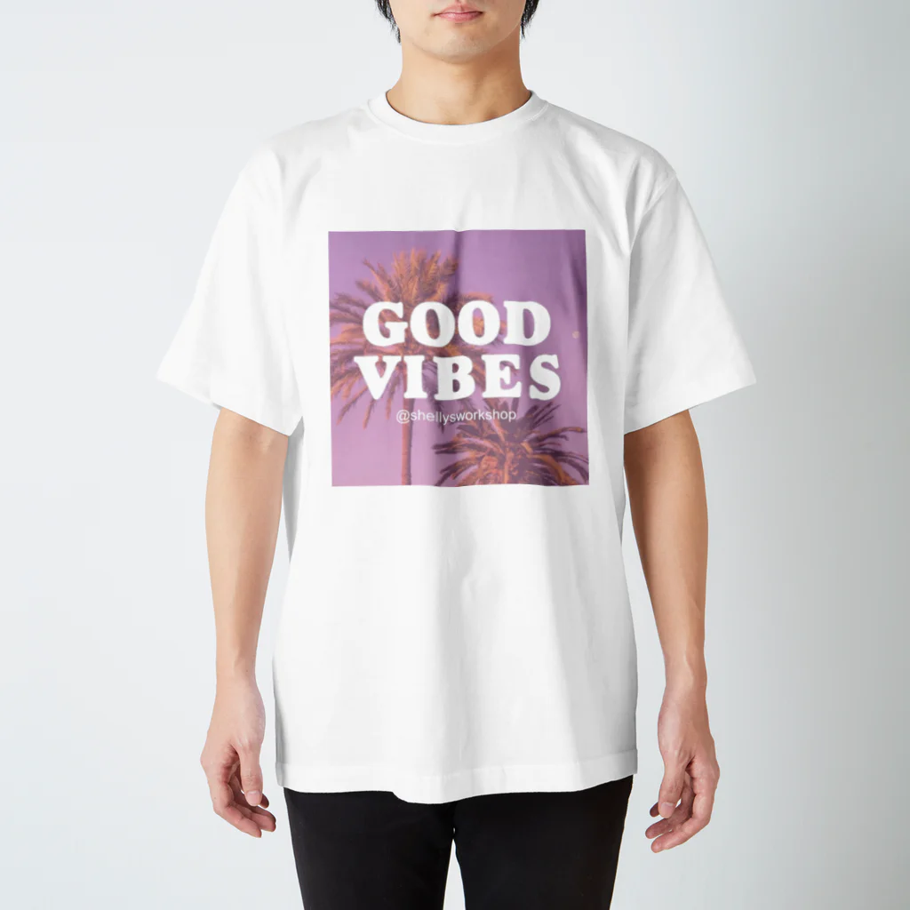 Shelly's WorkshopのGood Vibes T  shellysworkshop Regular Fit T-Shirt