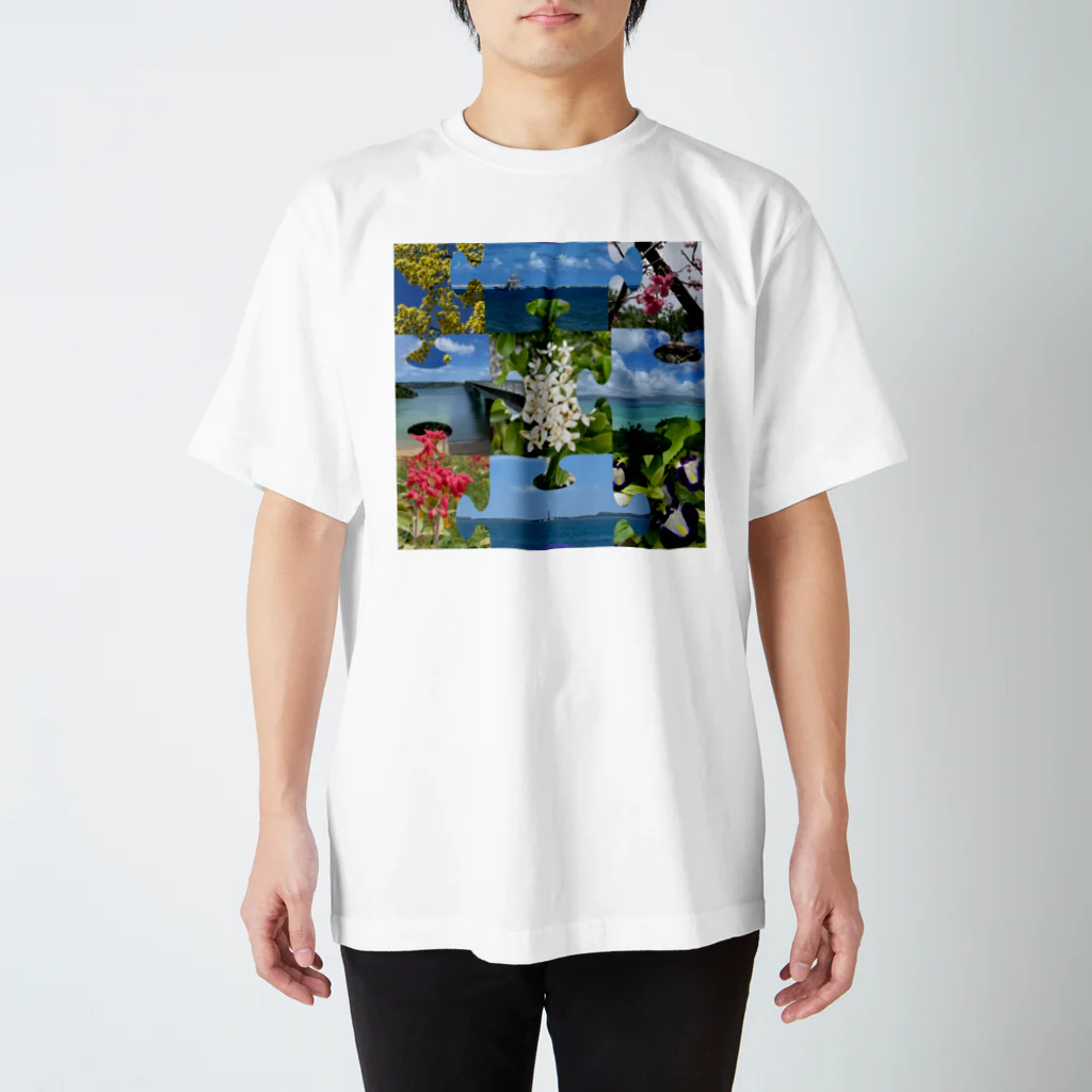 舞七里夜のジグソーパズル スタンダードTシャツ