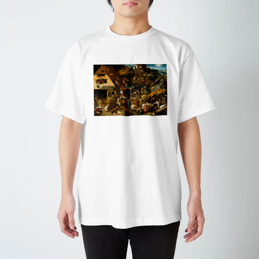 世界美術商店のネーデルラントの諺 / Netherlandish Proverbs スタンダードTシャツ