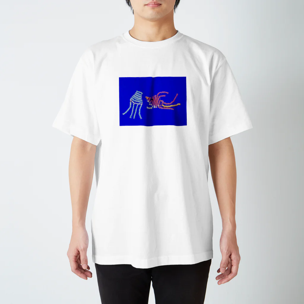 たまちゃん水族館のきゅうあい スタンダードTシャツ