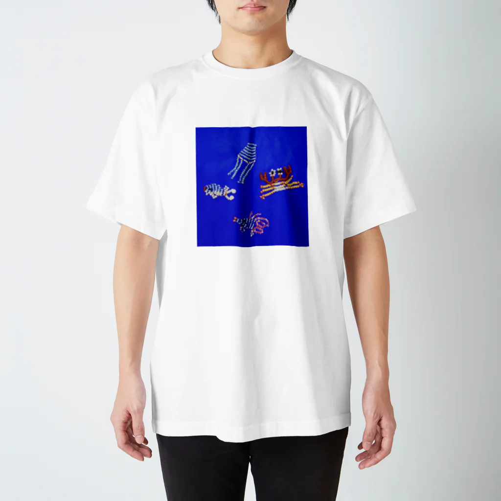 たまちゃん水族館のみんなでぷかぷか Regular Fit T-Shirt