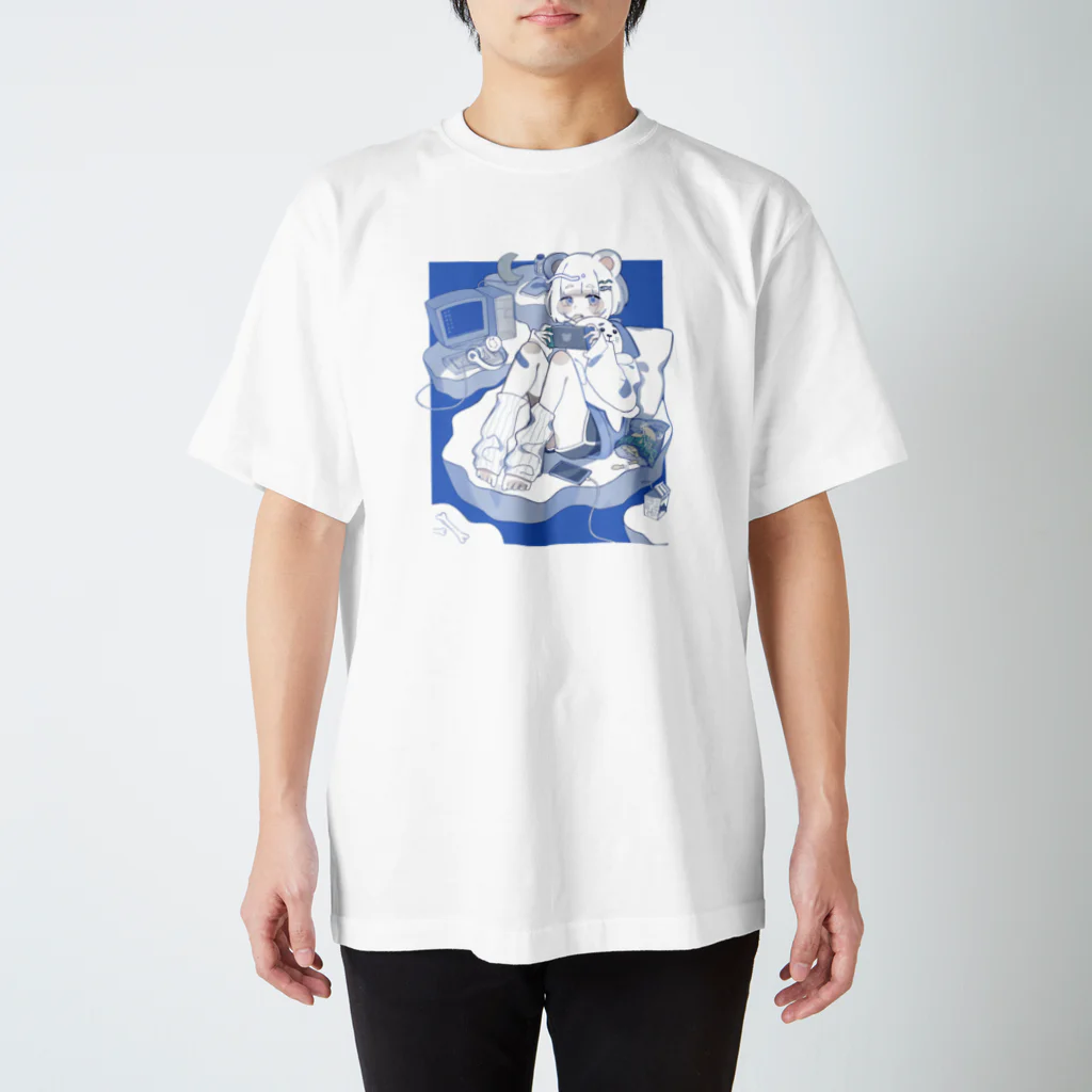 ○△×のいんどあしろくま Regular Fit T-Shirt