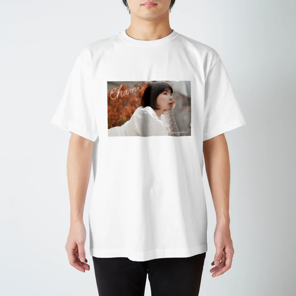 彩羽真矢のらくがきショップの彩羽真矢 ナチュラルポートレート スタンダードTシャツ