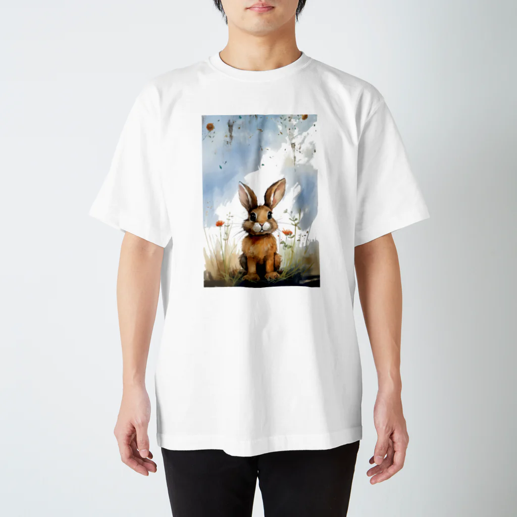good_beefの迷えるウサギ Regular Fit T-Shirt