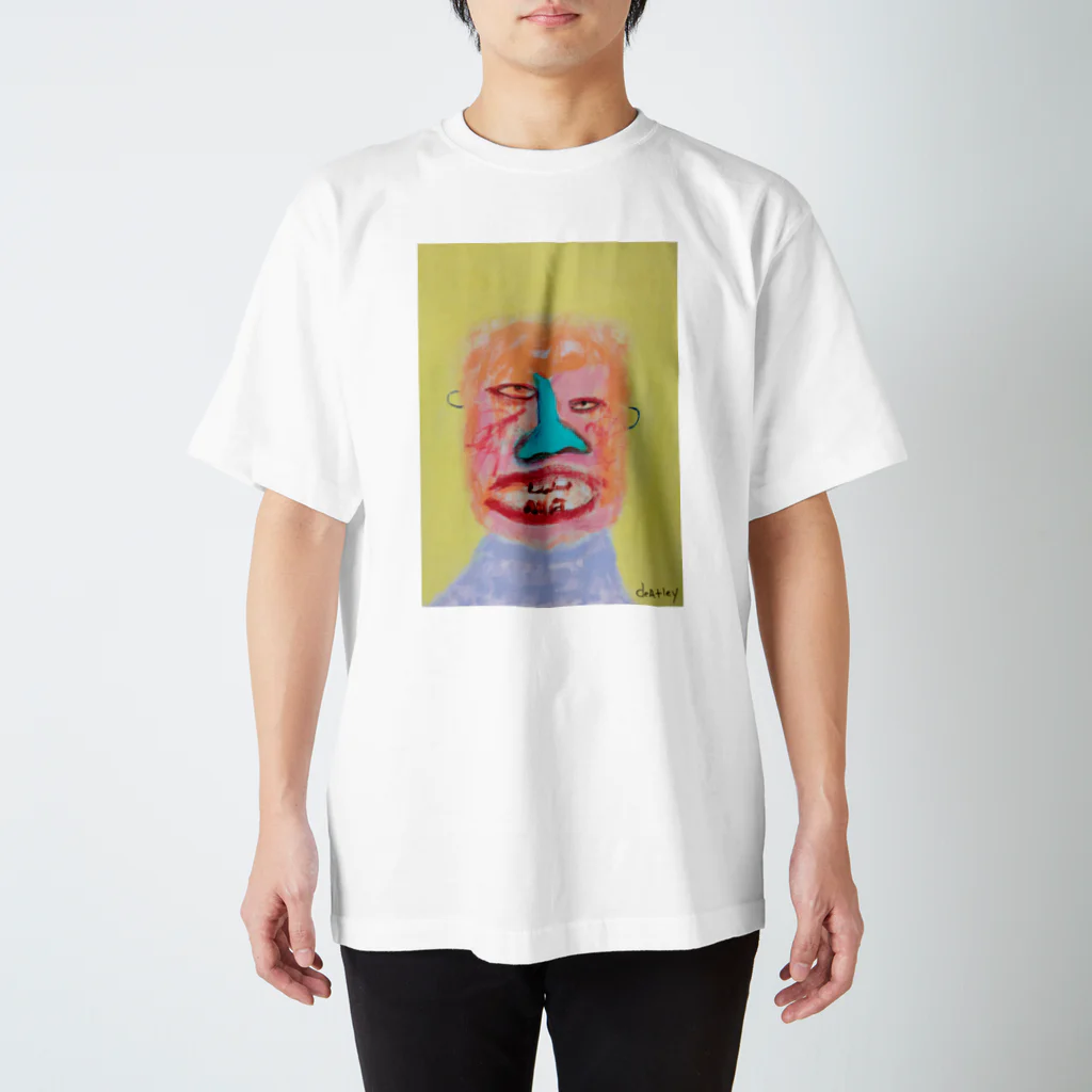 deAtleyのFace T-2 from deAtley  スタンダードTシャツ