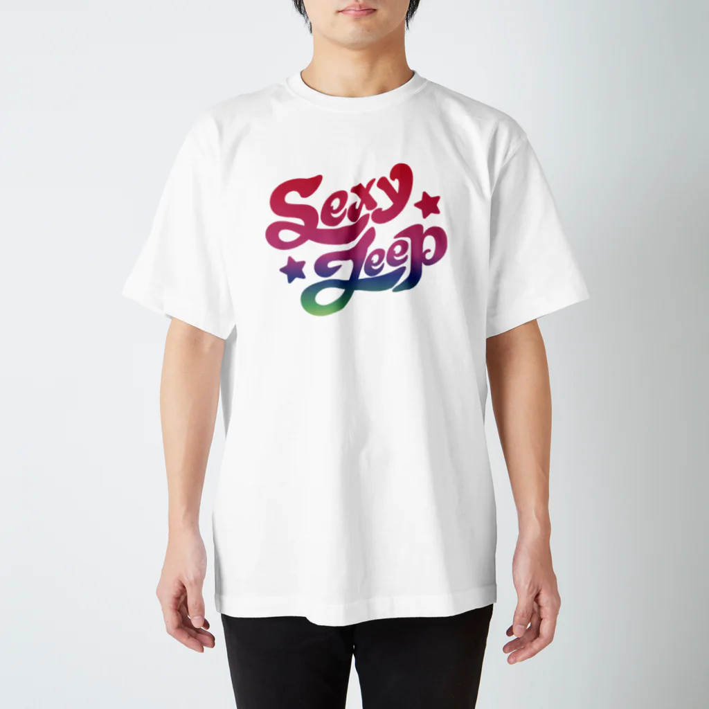 SexyJeepのセクシージープWスター　ピンク Regular Fit T-Shirt