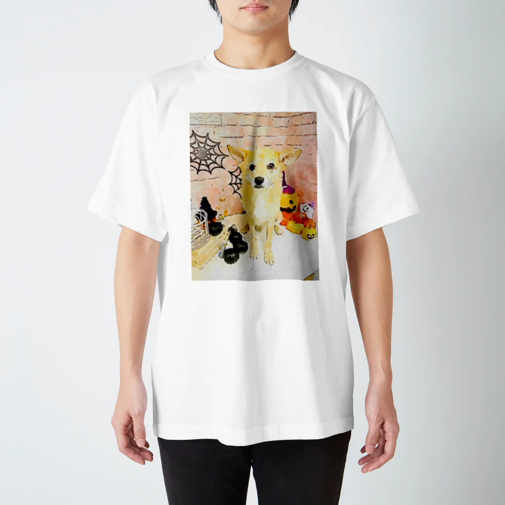 しばいぬ1大好き屋の可愛いしばわんHappyHalloweenグッズ Regular Fit T-Shirt