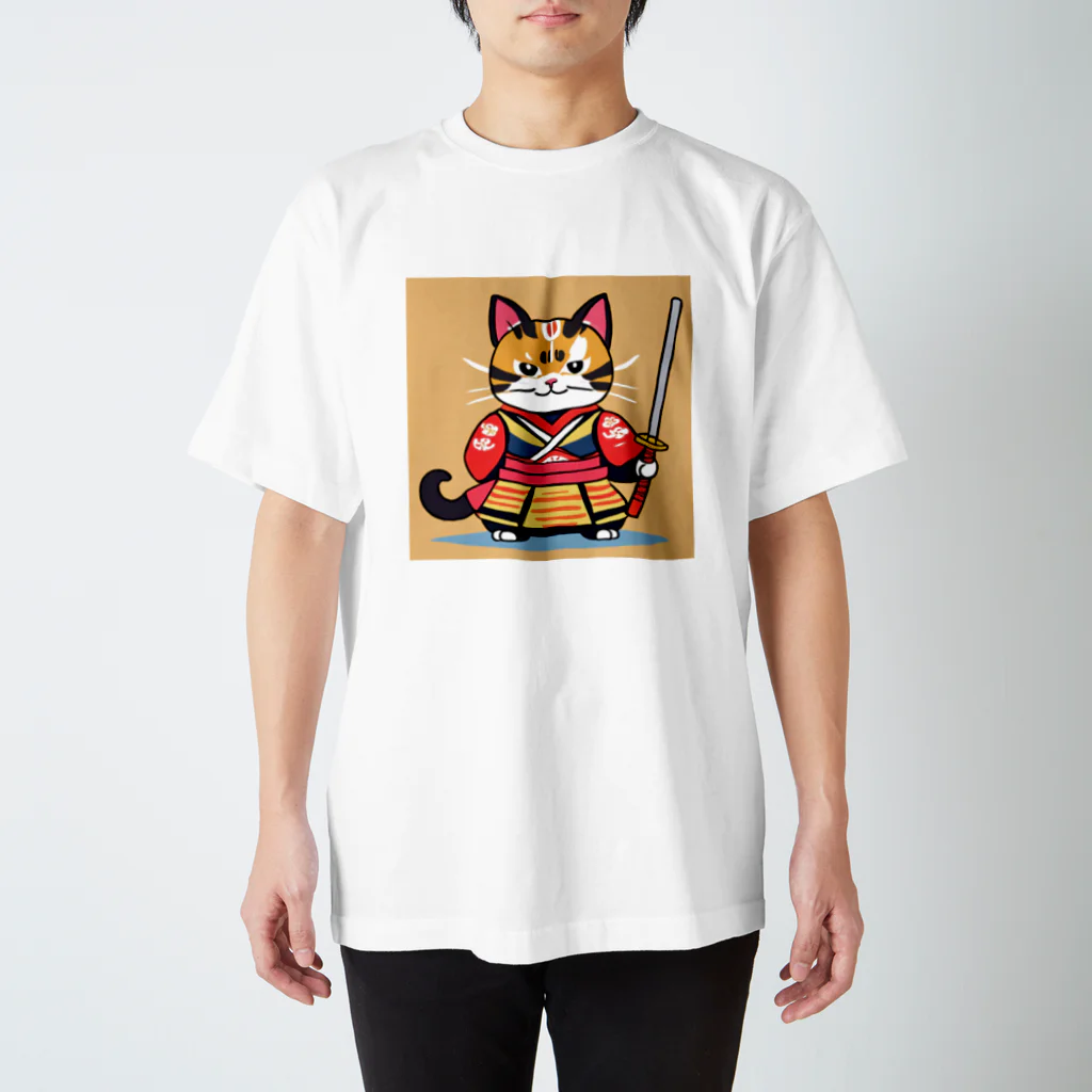 KATSUMINAの戦国武将猫 Regular Fit T-Shirt