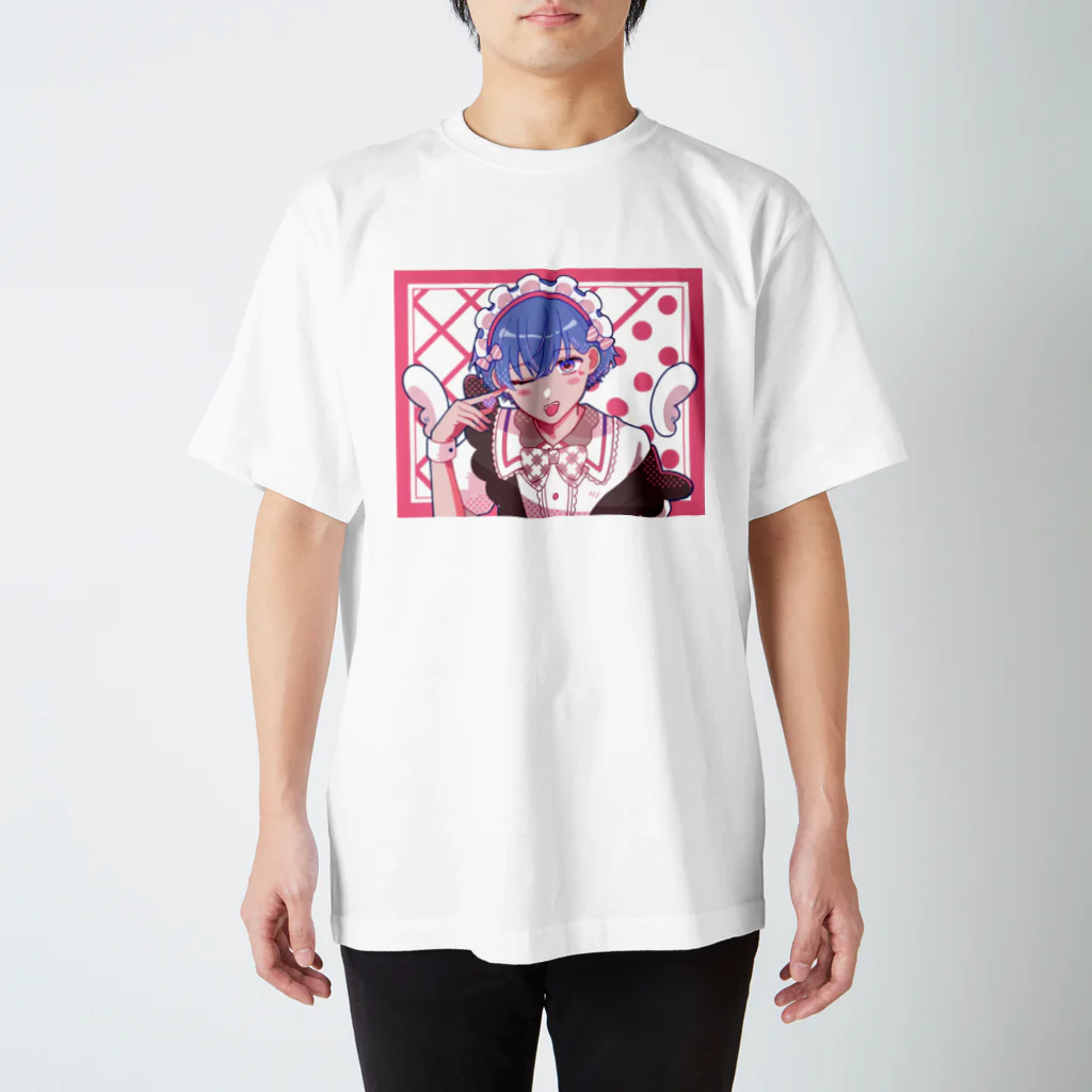 あまたねこのメイド男子 スタンダードTシャツ