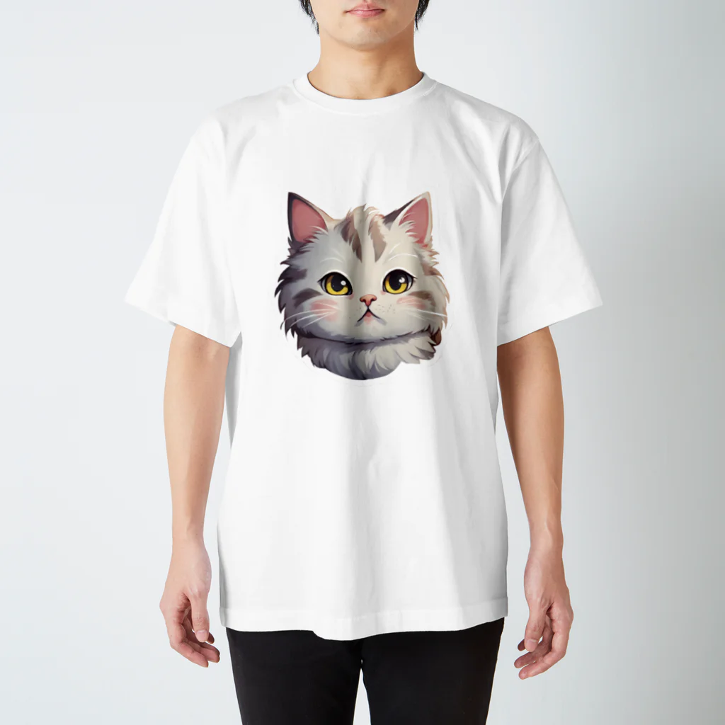 ManmaruShopのちびねこシリーズ8 スタンダードTシャツ