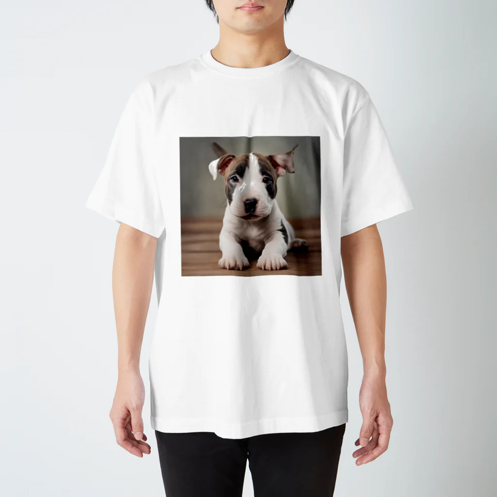 Kybeleのテリアのかわいい子犬のグッズ スタンダードTシャツ