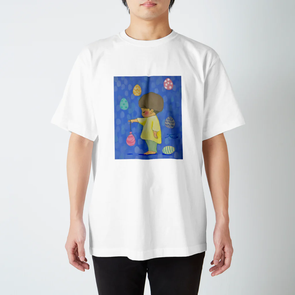 アクリル絵のfuのen-nichi フウセンツリ Regular Fit T-Shirt